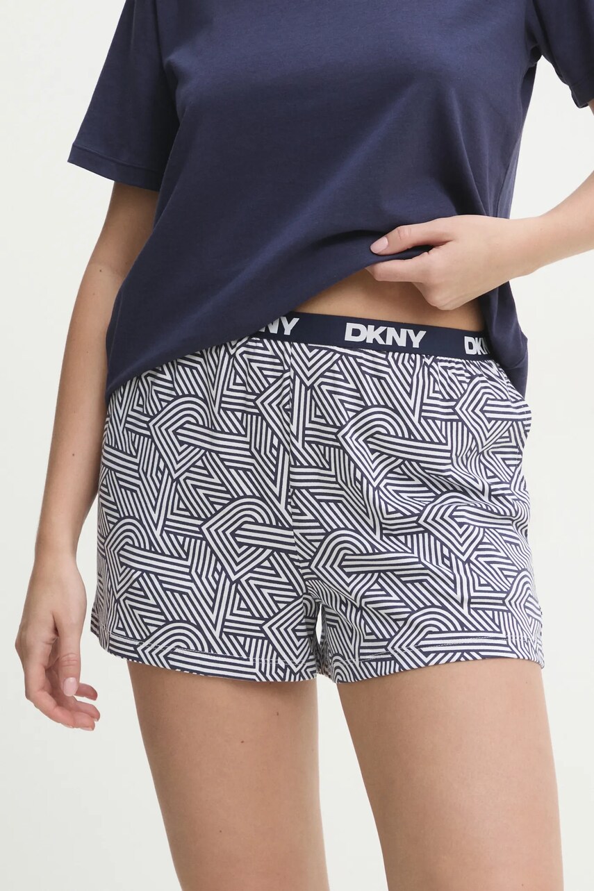 Піжама Dkny жіноча колір синій YI90042