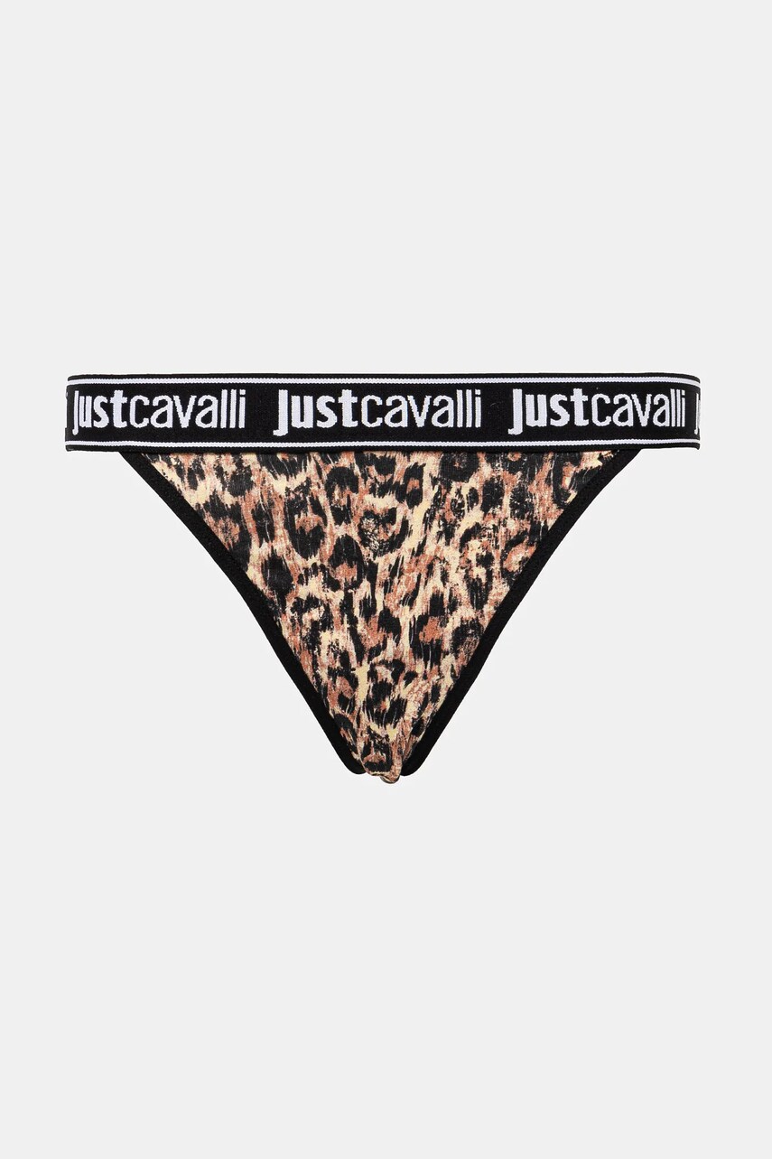 Стринги Just Cavalli 3-pack колір коричневий 78PAJU01 CJUT3
