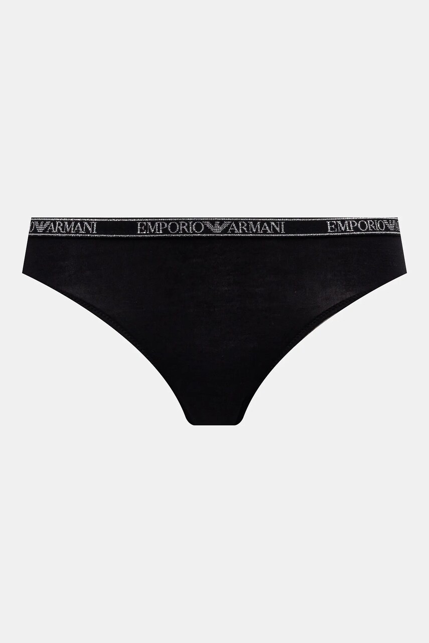 Стринги Emporio Armani Underwear 2-pack колір чорний EW000402 AF10889