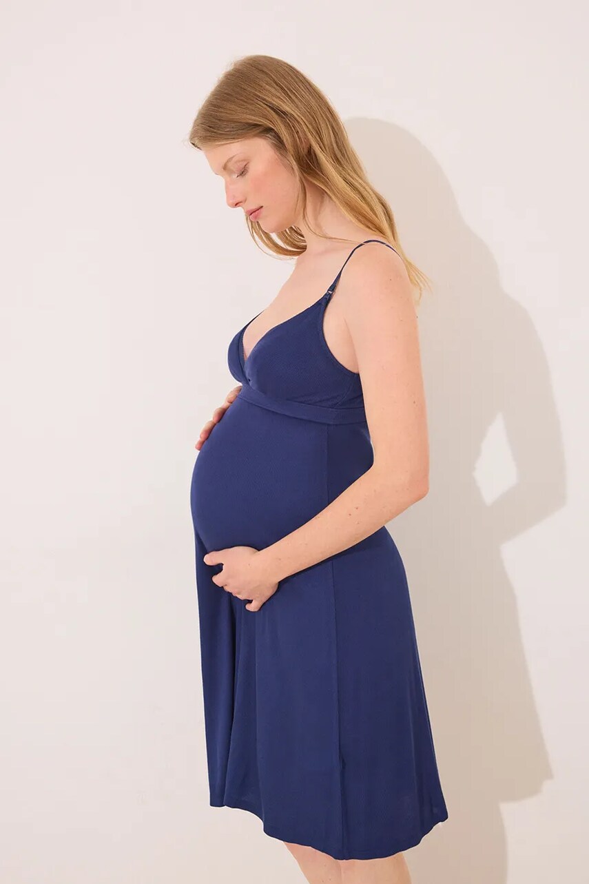 Нічна сорочка Women'secret жіноча колір синій 3639168