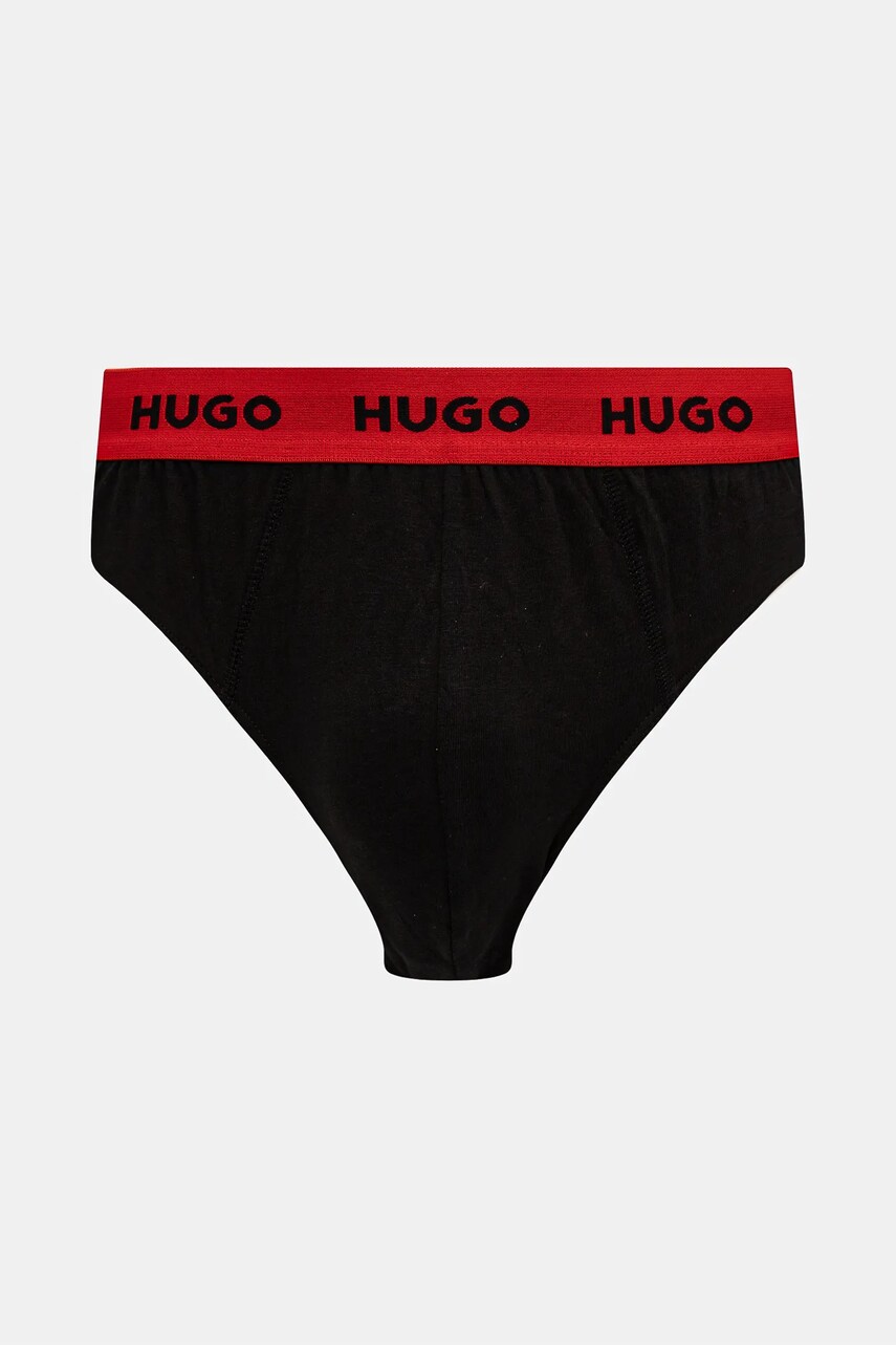 Сліпи HUGO 3-pack чоловічі колір чорний 50532570
