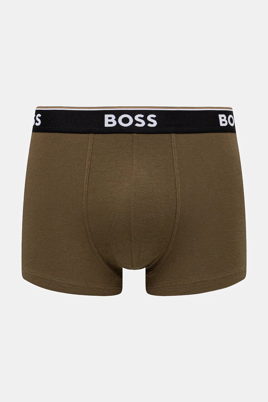 Боксери BOSS 3-pack чоловічі колір зелений 50531684