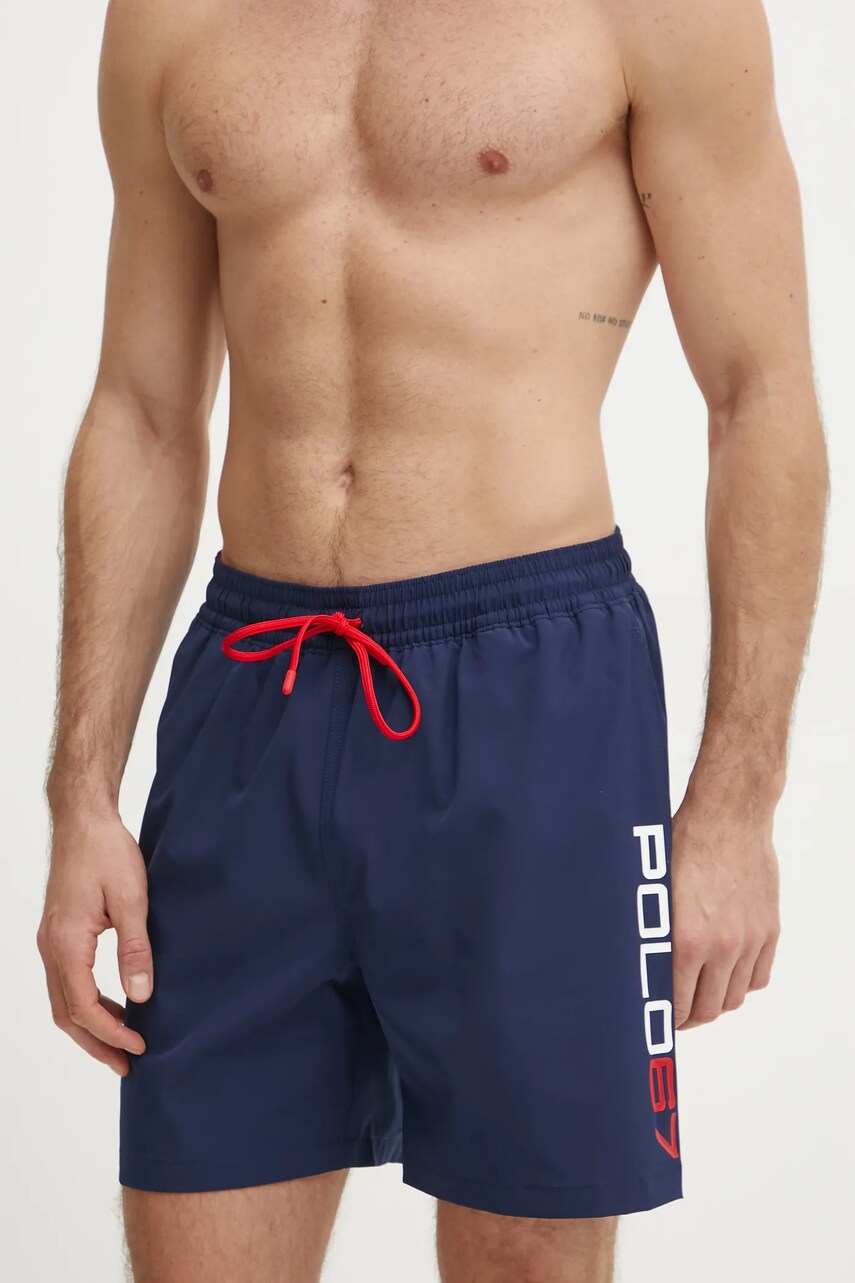 Купальні шорти Polo Ralph Lauren колір синій 710958076