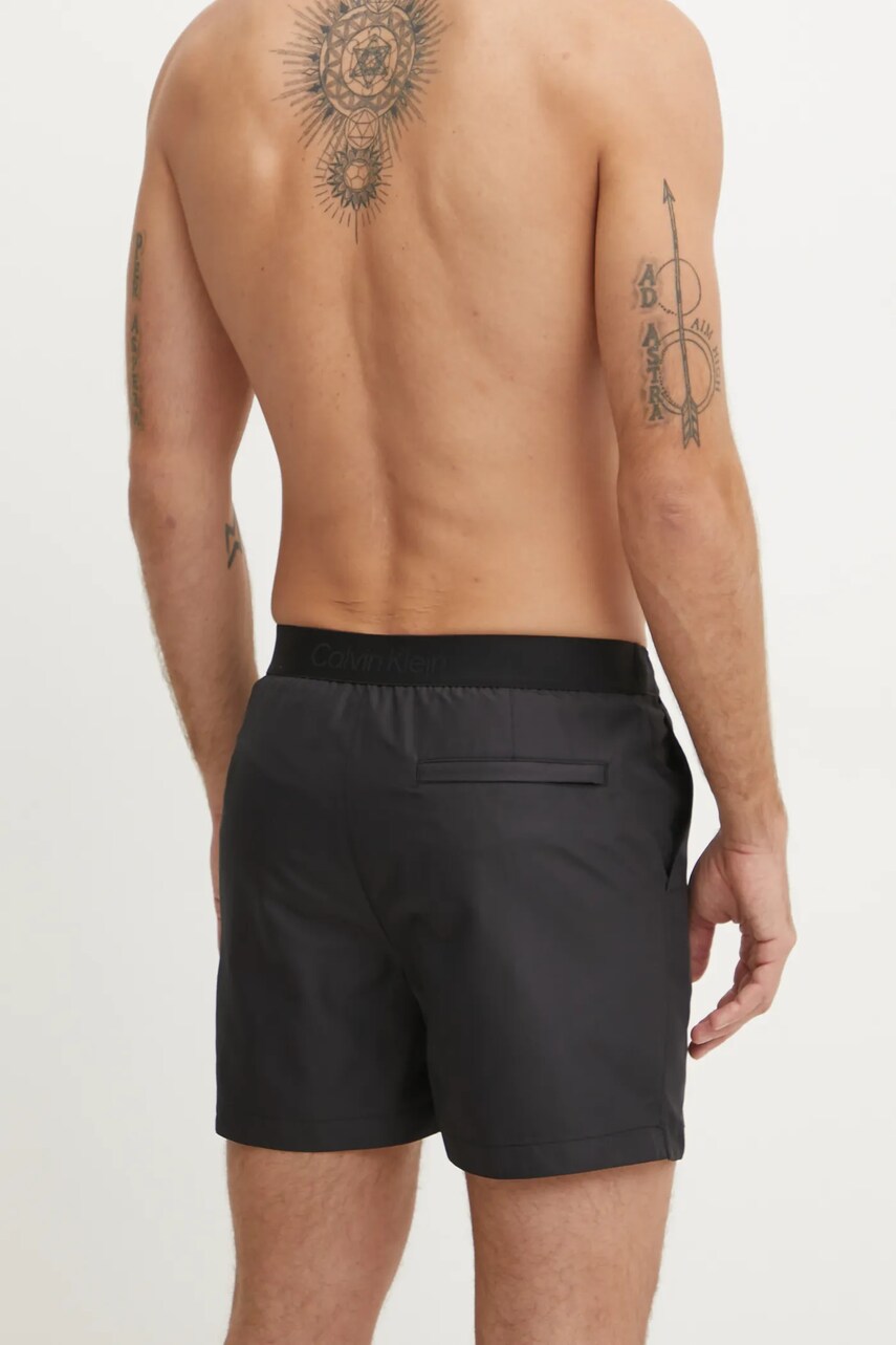 Купальні шорти Calvin Klein колір чорний KM0KM01084