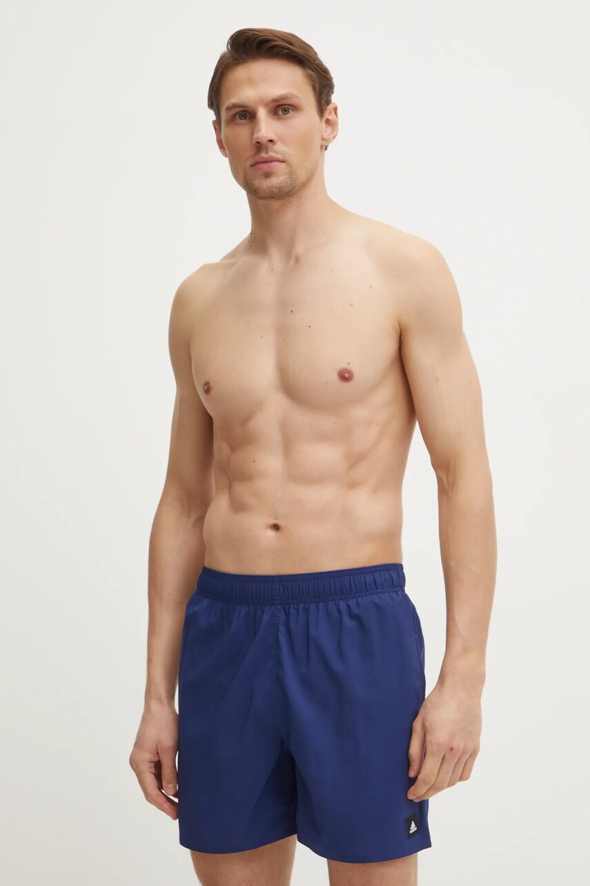 Купальні шорти adidas Performance Solid CLX колір синій JC6638