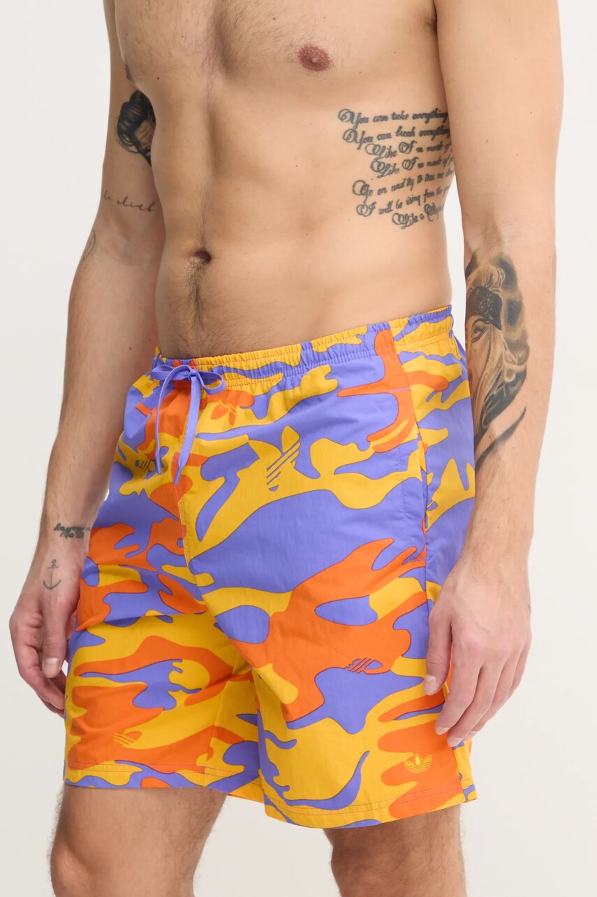 Купальні шорти adidas Originals STR SWIMSH 8IN колір фіолетовий JD4262
