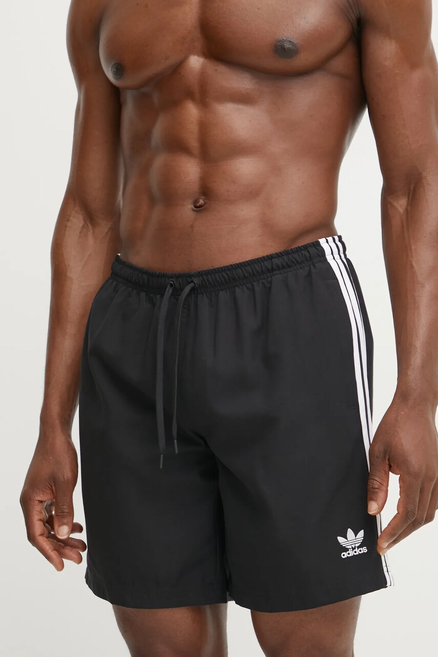 Купальні шорти adidas Originals Adicolor колір чорний JD0960