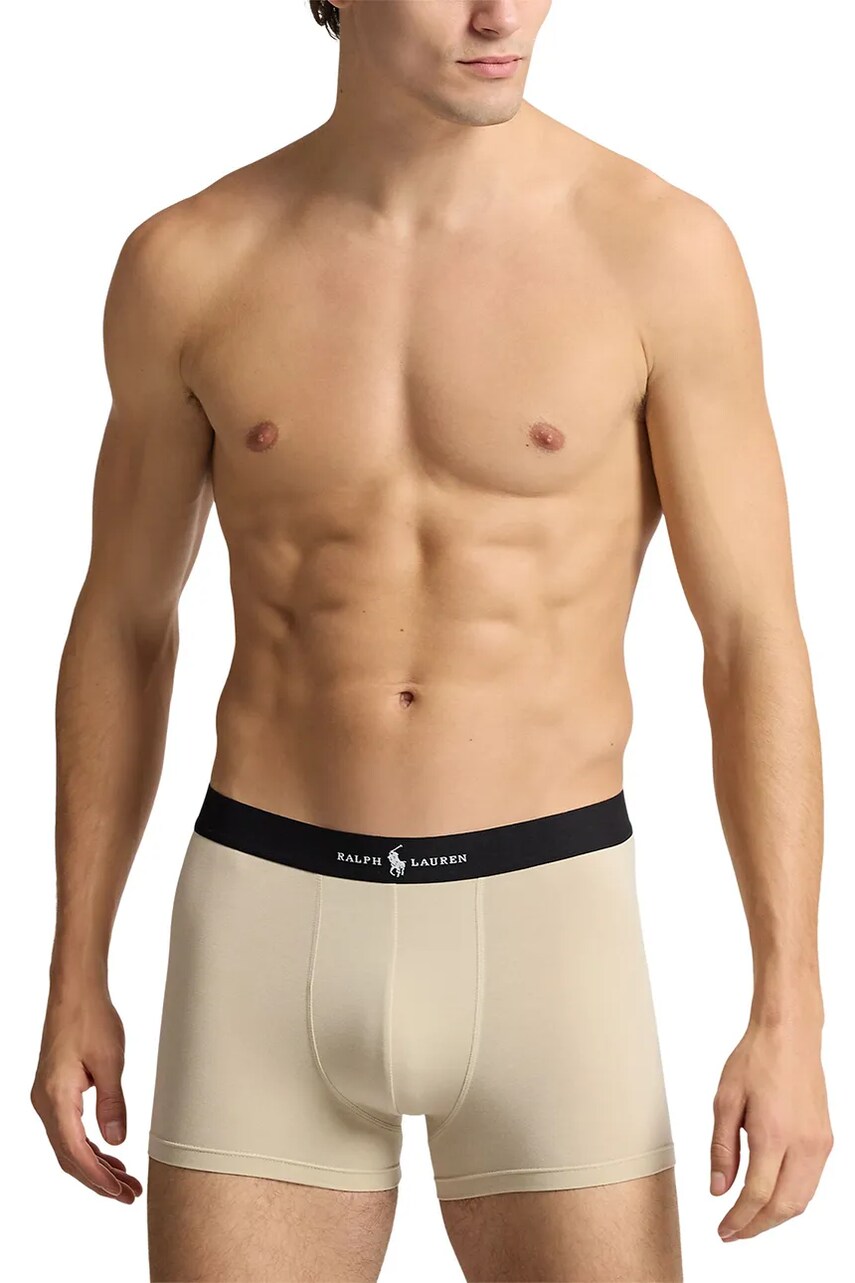 Боксери Polo Ralph Lauren 3-pack чоловічі колір білий 714965507