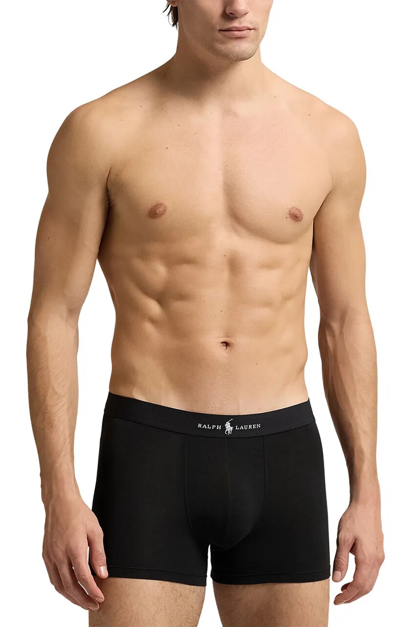 Боксери Polo Ralph Lauren 3-pack чоловічі колір чорний 714965507