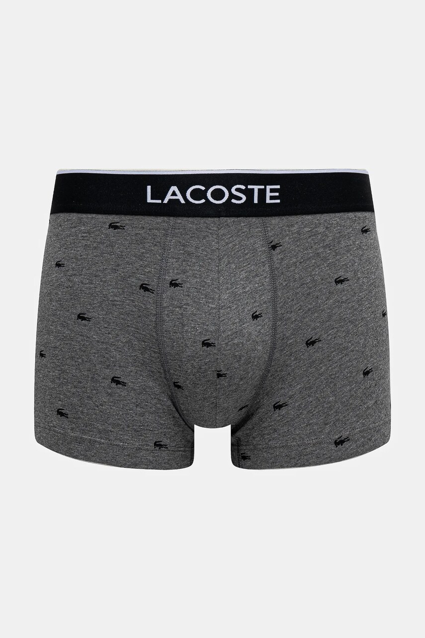 Боксери Lacoste 3-pack чоловічі колір сірий 5H1299