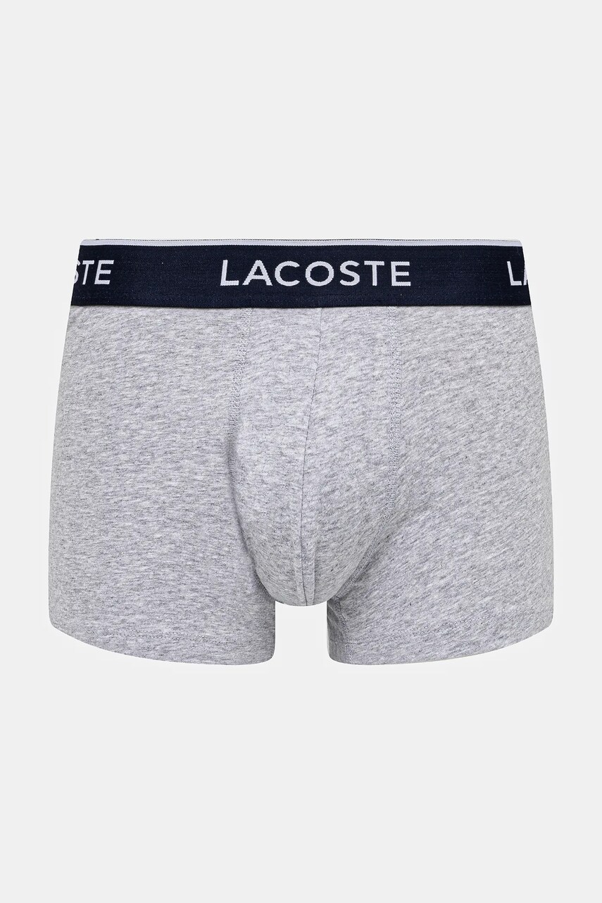 Боксери Lacoste 3-pack чоловічі колір сірий 5H1300