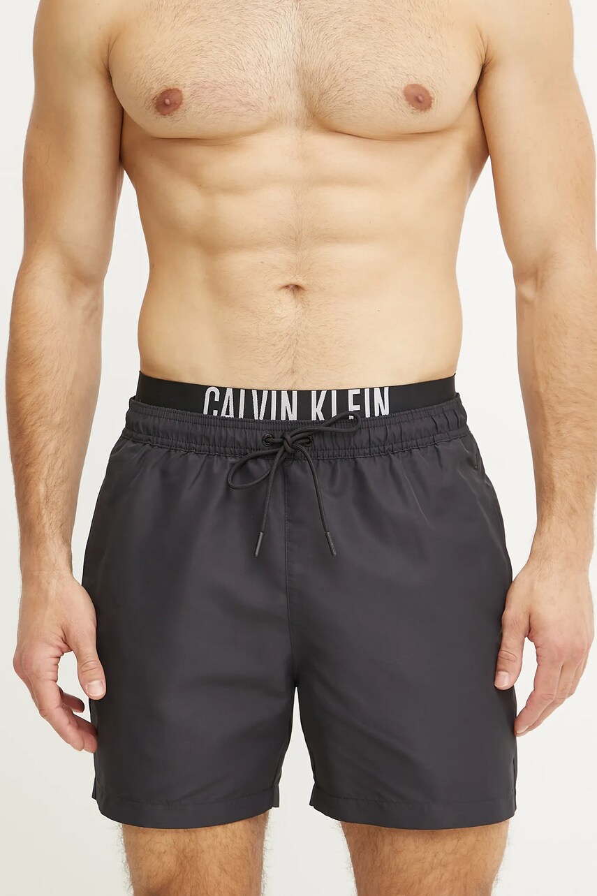 Купальні шорти Calvin Klein колір чорний KM0KM01093