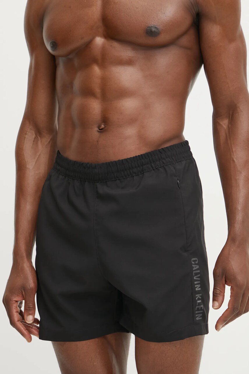 Купальні шорти Calvin Klein колір чорний KM0KM01096