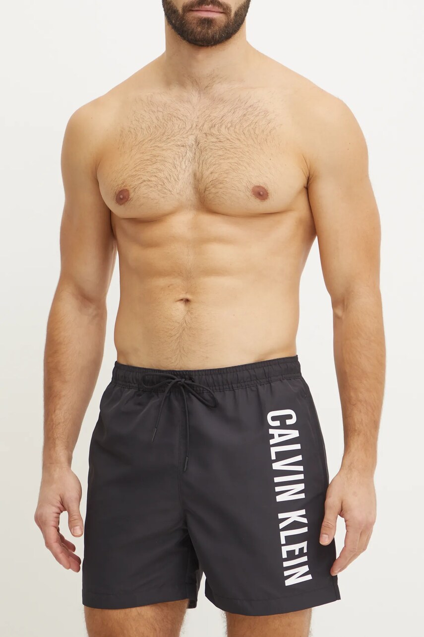Купальні шорти Calvin Klein колір чорний KM0KM01092
