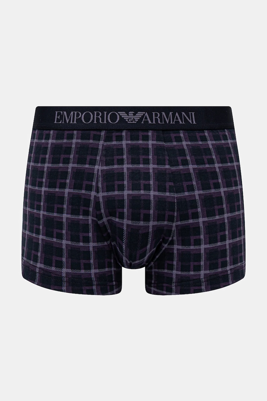 Боксери Emporio Armani Underwear 2-pack чоловічі колір синій EM001014 AF10797