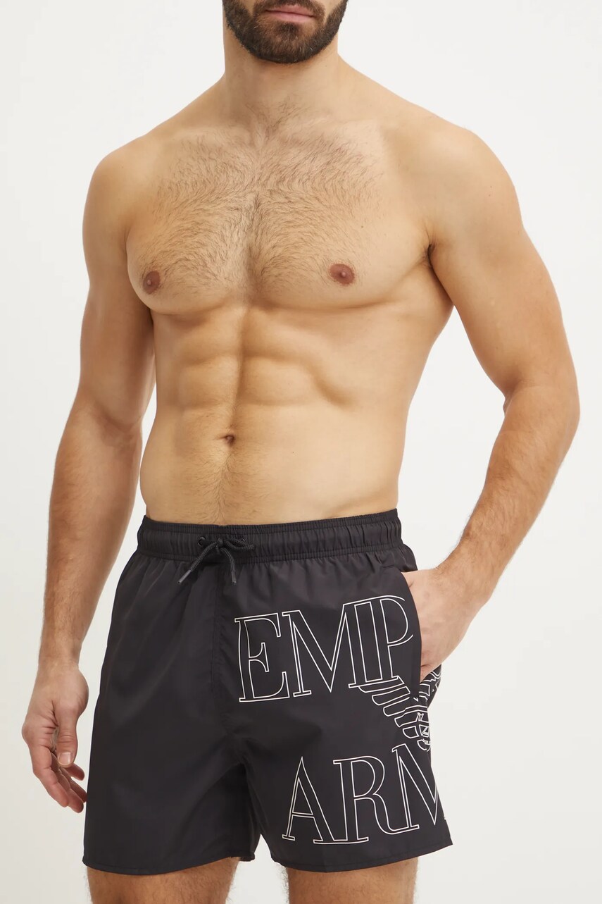 Купальні шорти Emporio Armani Underwear колір чорний EM000583 AF12326