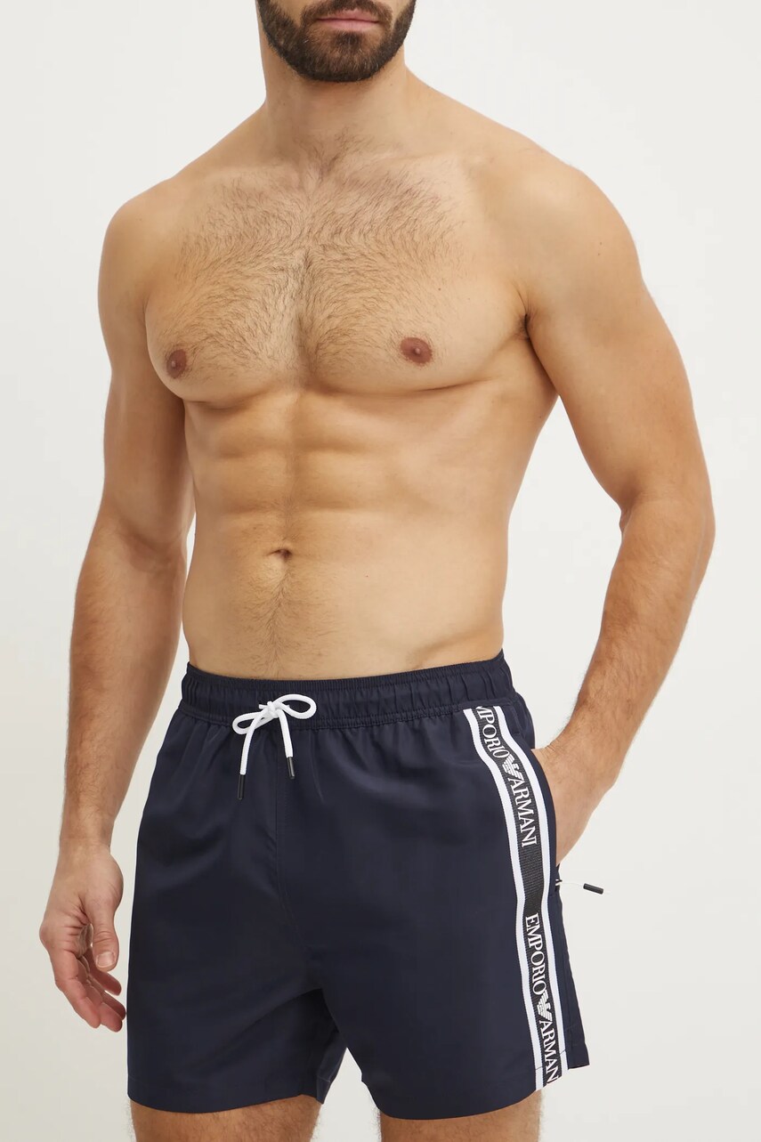Купальні шорти Emporio Armani Underwear колір синій EM000583 AF12333