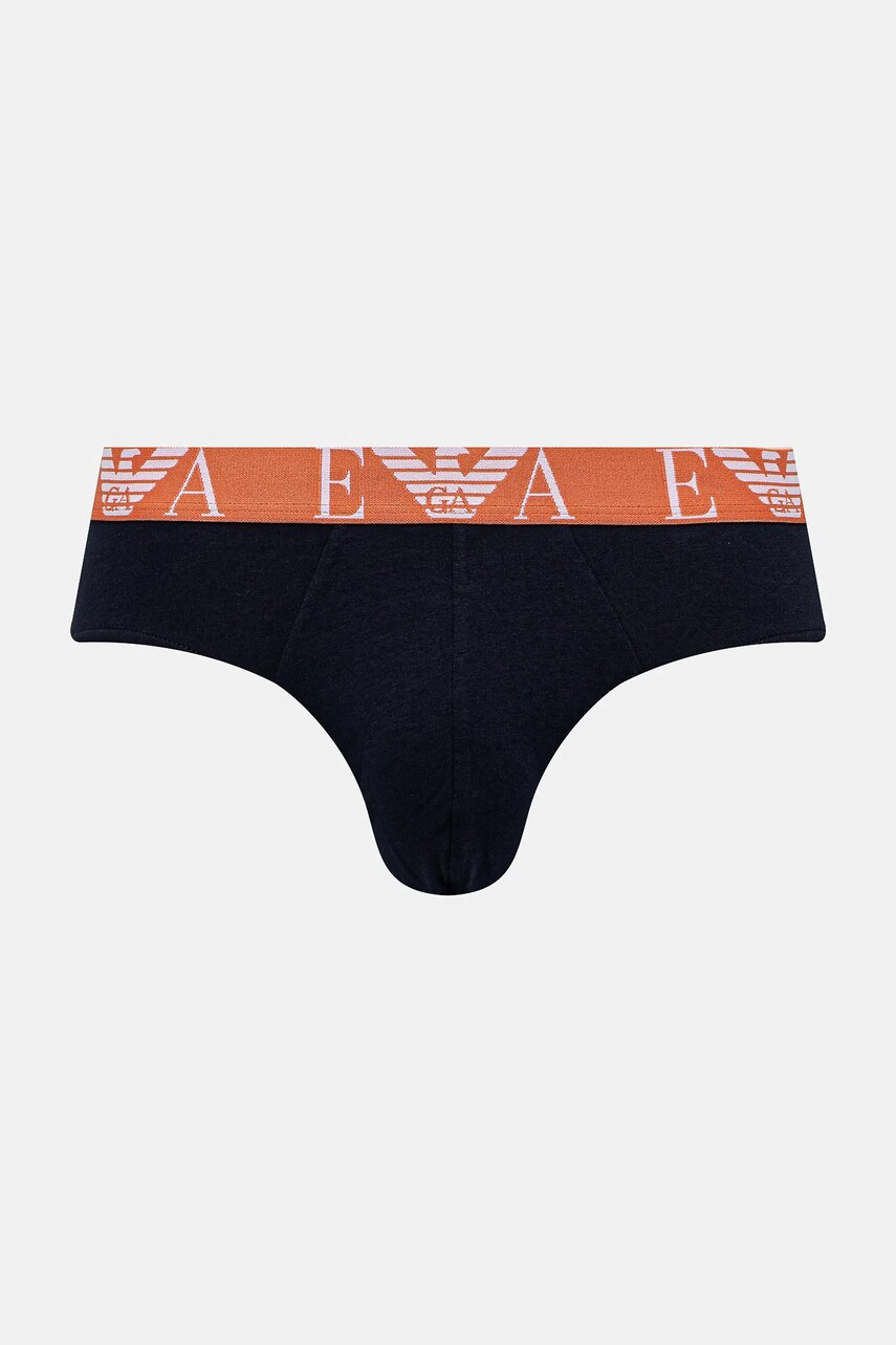 Сліпи Emporio Armani Underwear 3-pack колір синій EM000258 AF10778