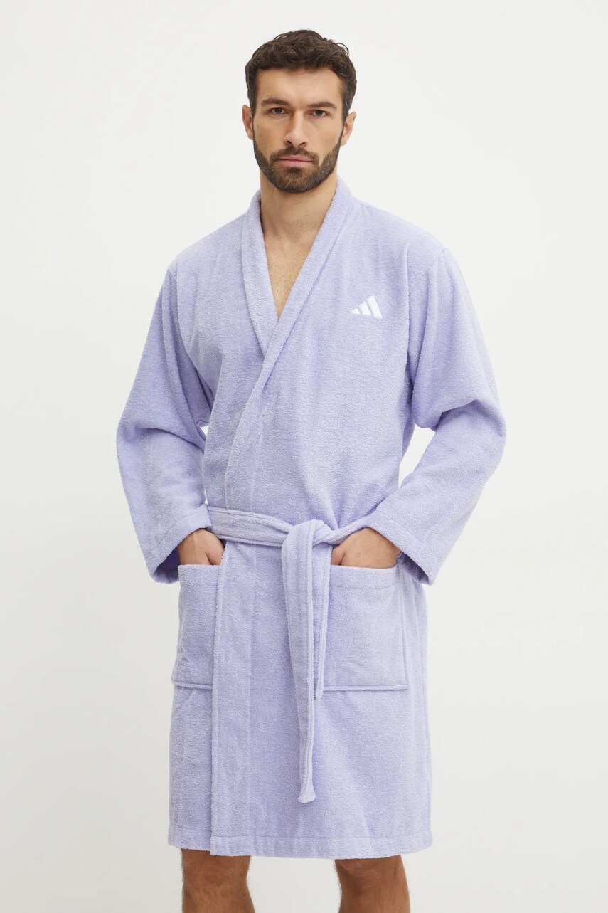 Халат adidas Performance колір фіолетовий JD1168