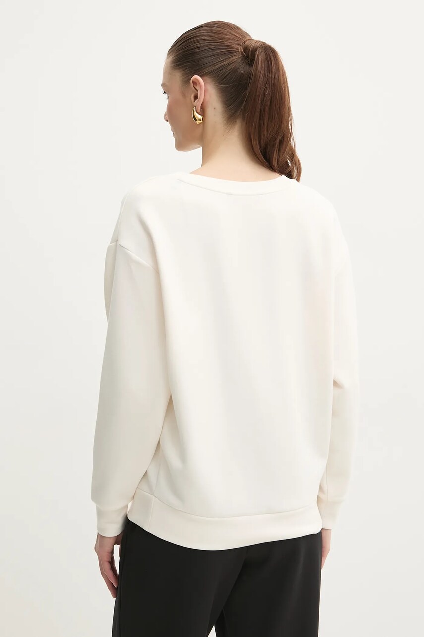 Кофта Armani Exchange жіноча колір бежевий з аплікацією XW000093 AF10804