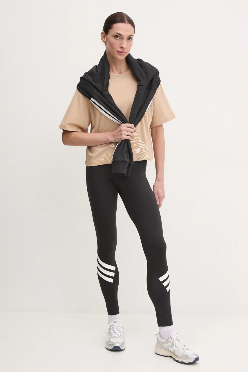 Кофта adidas Essentials жіноча колір чорний з аплікацією JE0016