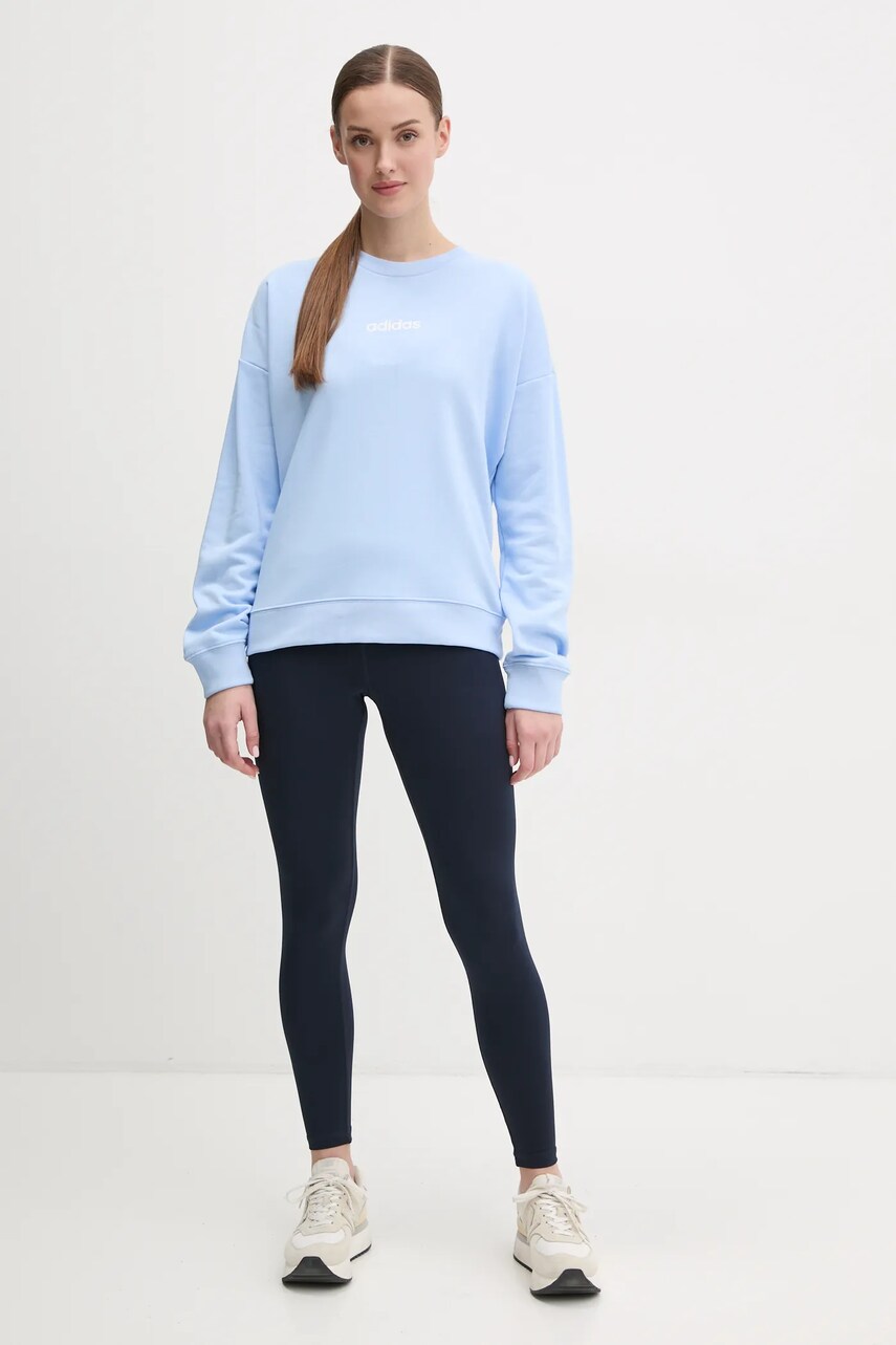 Кофта adidas Essentials Linear жіноча  з принтом JC8290