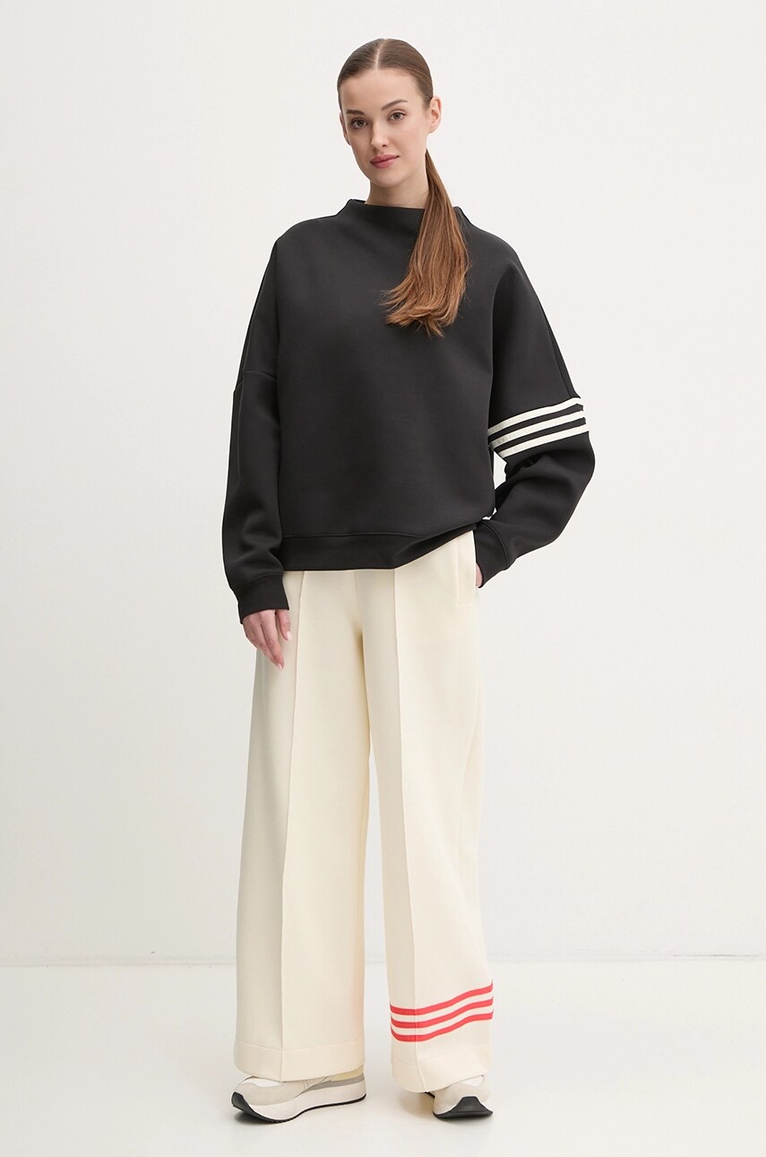 Кофта adidas Originals Neuclassics жіноча колір чорний з аплікацією JI8520