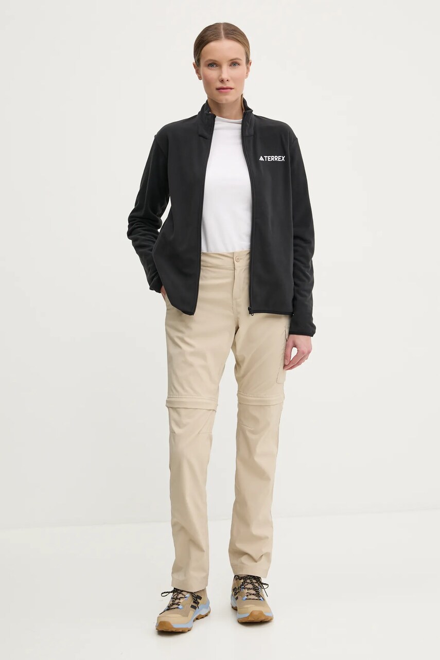 Спортивна кофта adidas TERREX Essentials колір чорний однотонна JP0800