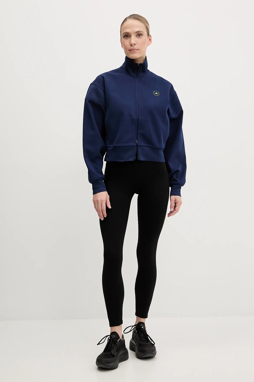 Кофта adidas by Stella McCartney колір синій однотонна JF8515