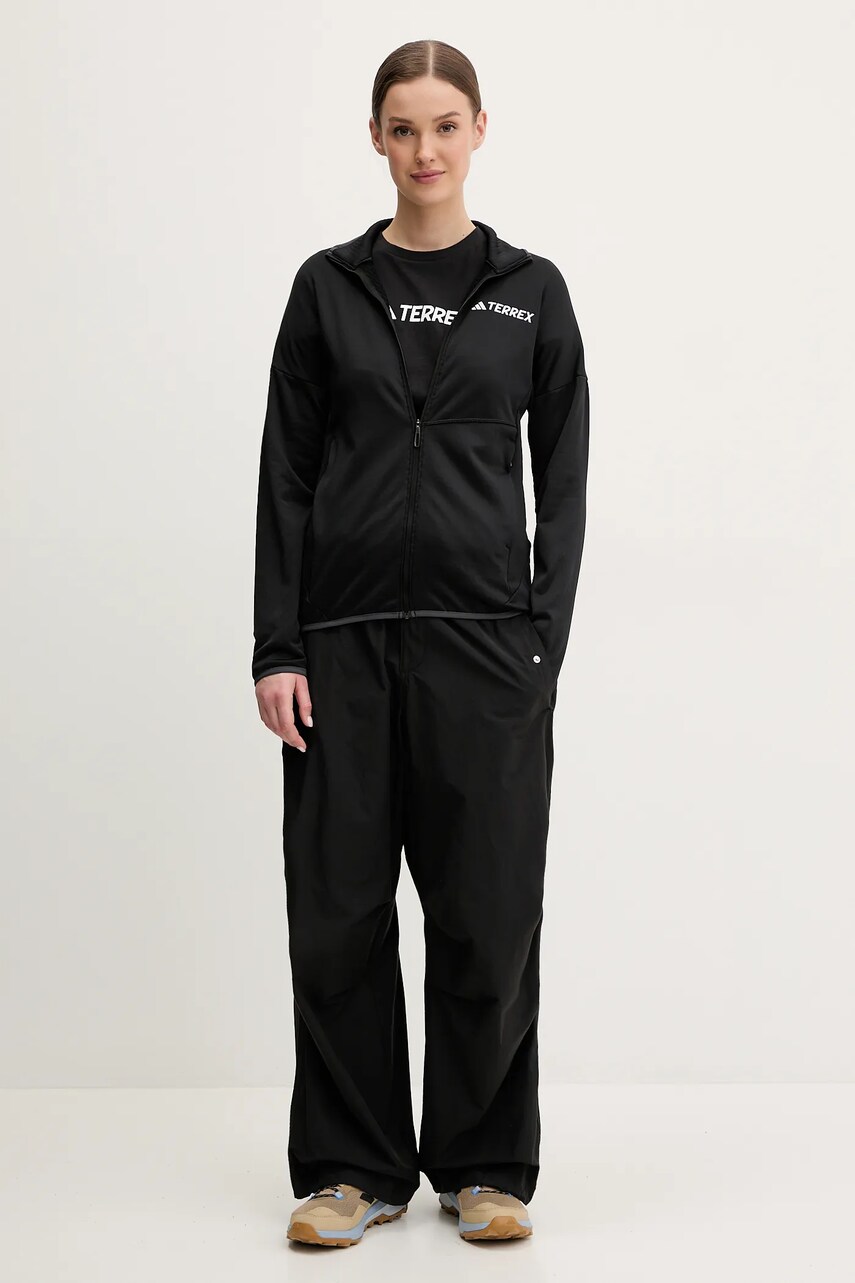 Спортивна кофта adidas TERREX Xperior колір чорний однотонна JE1361