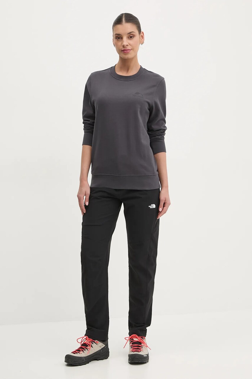 Кофта Helly Hansen Nord Graphic колір сірий з принтом 62982