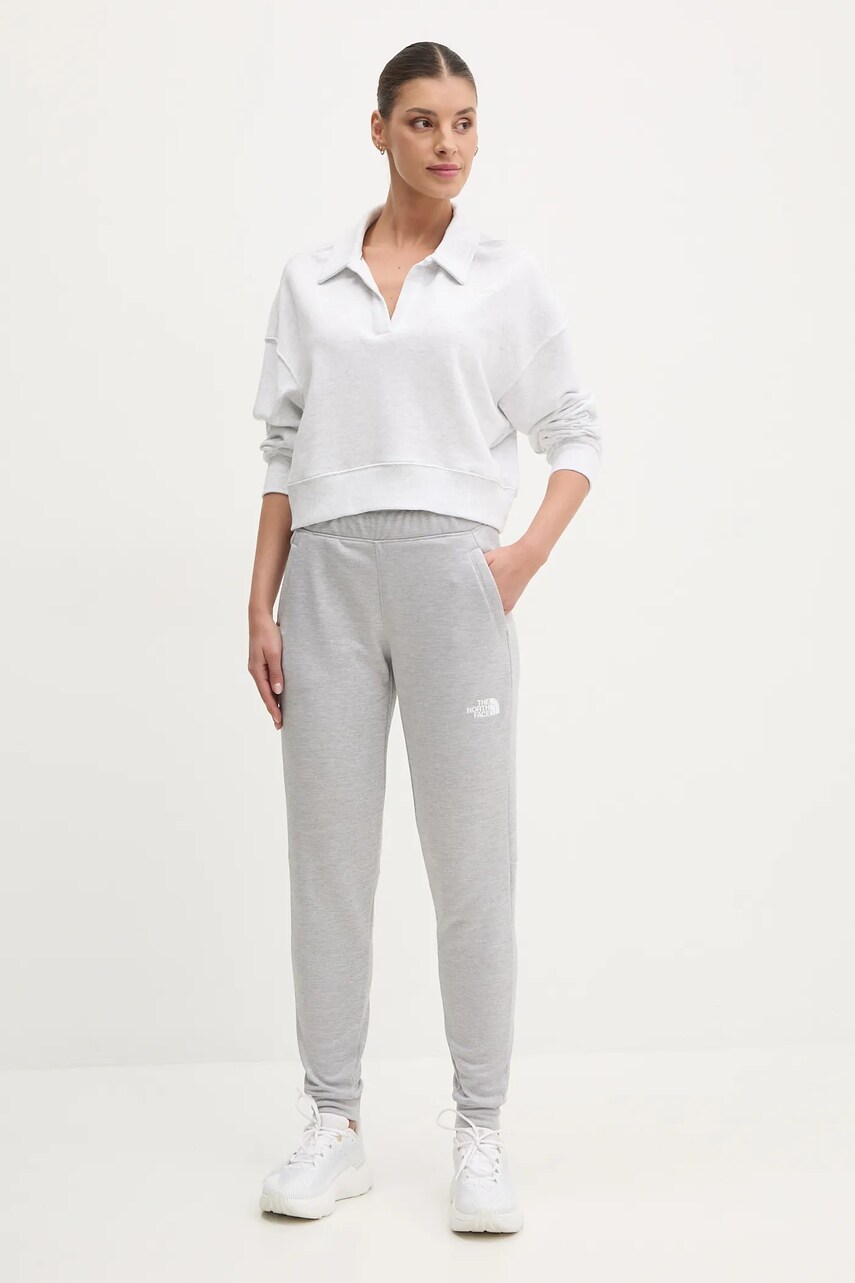 Бавовняна кофта Dkny жіноча колір сірий однотонна DP5T1243