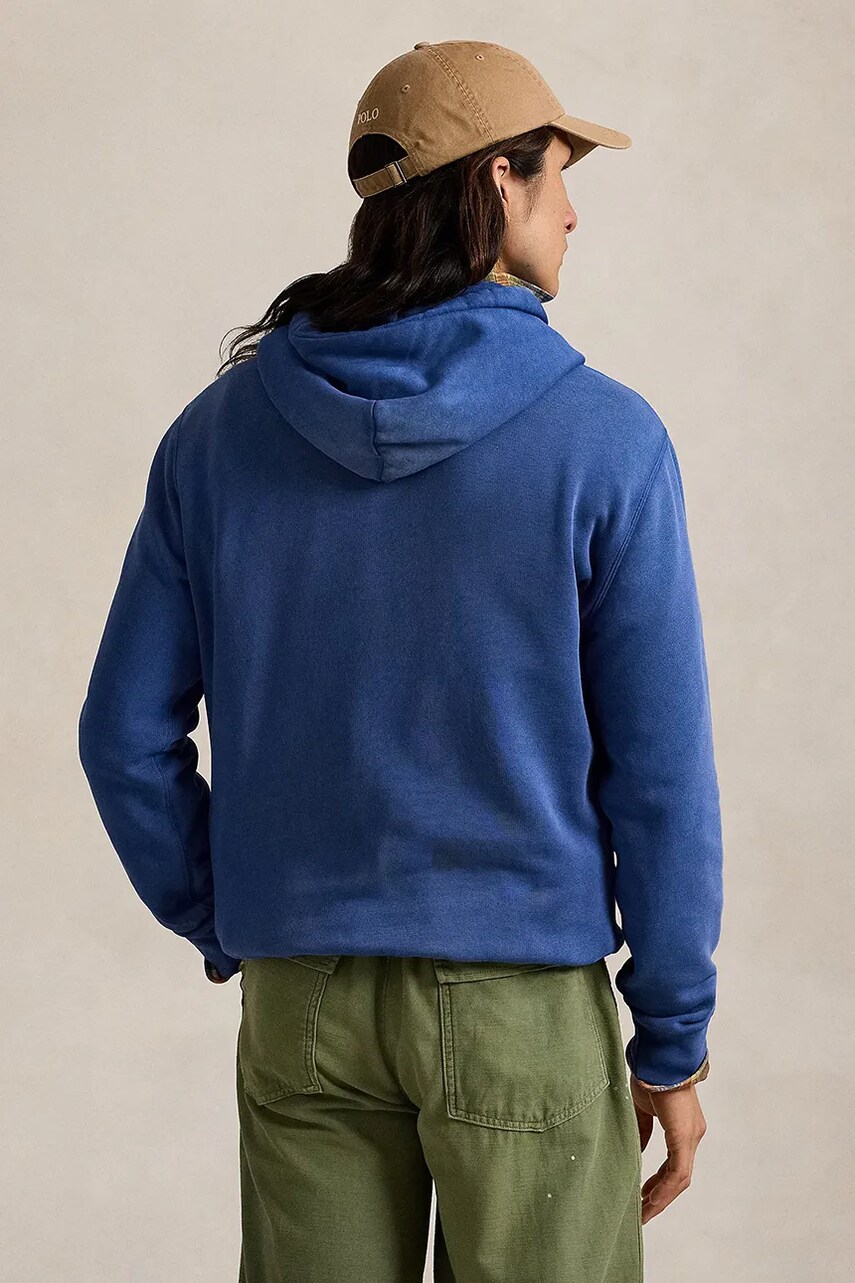 Кофта Polo Ralph Lauren чоловіча з капюшоном з принтом 710958192