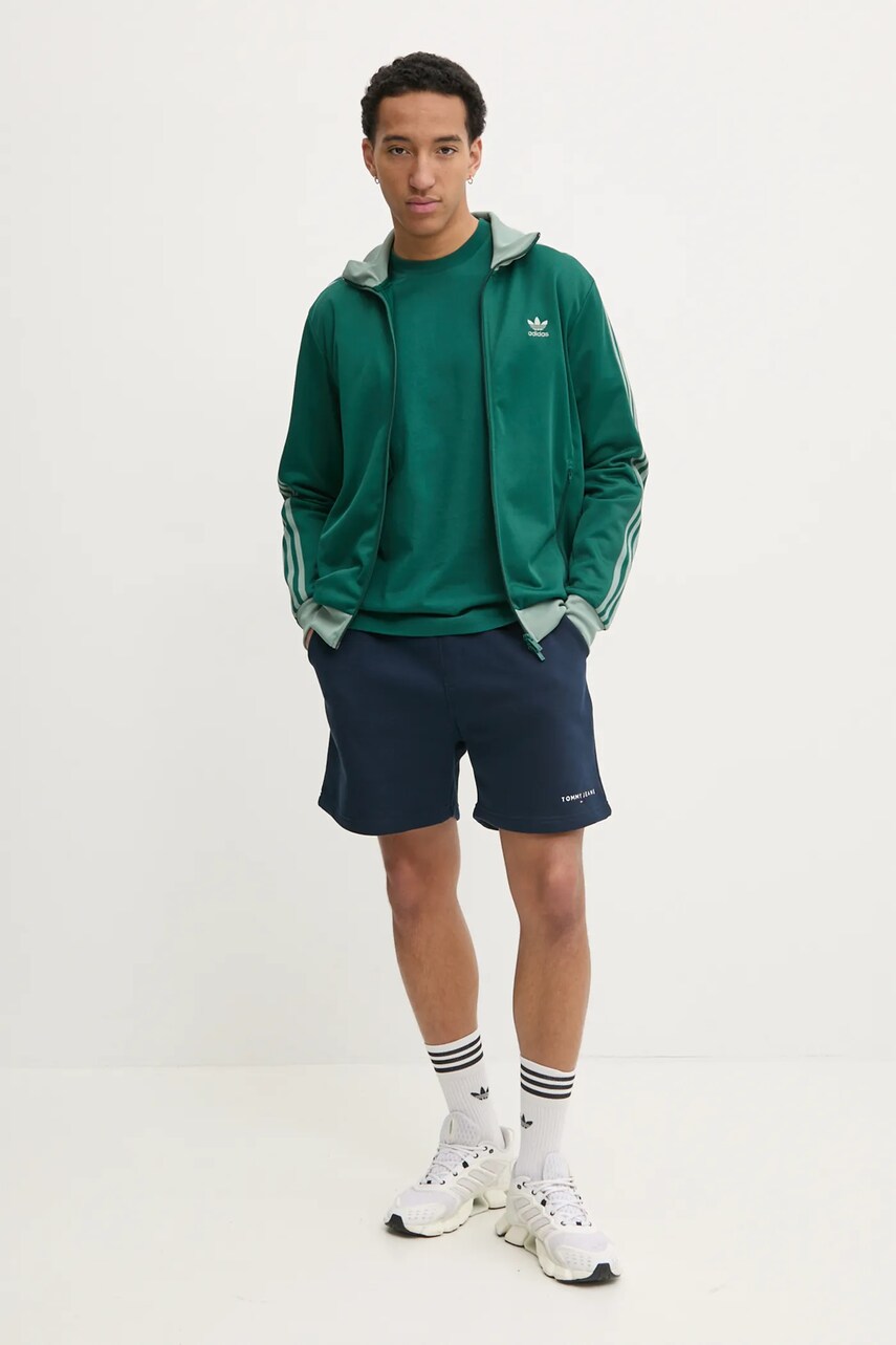 Кофта adidas Originals CLASSIC TT чоловіча колір зелений візерунок JP2520