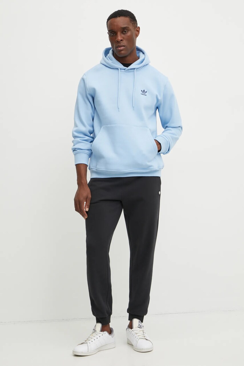 Кофта adidas Originals Essential чоловіча з капюшоном з аплікацією JN0238