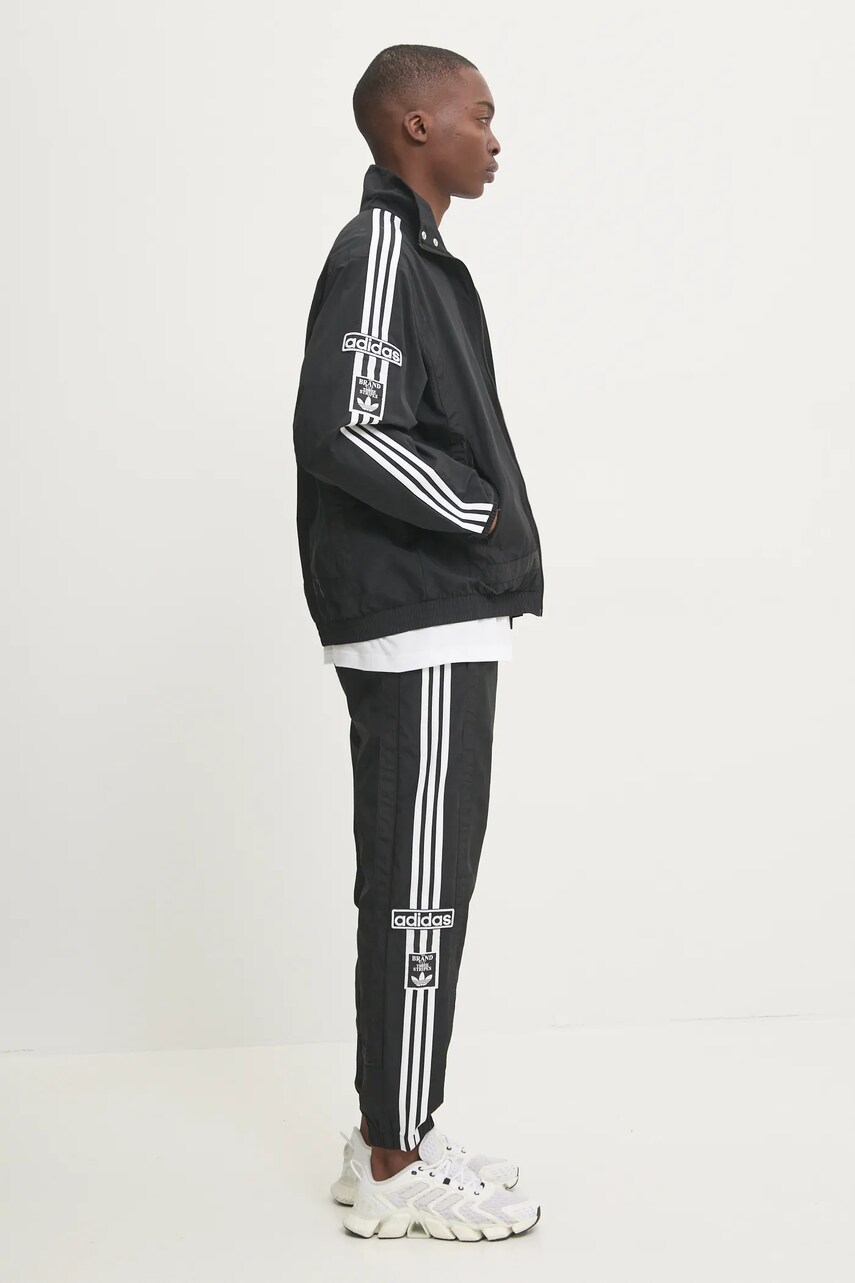 Куртка adidas Originals Adibreak чоловіча колір чорний перехідна oversize JD4270