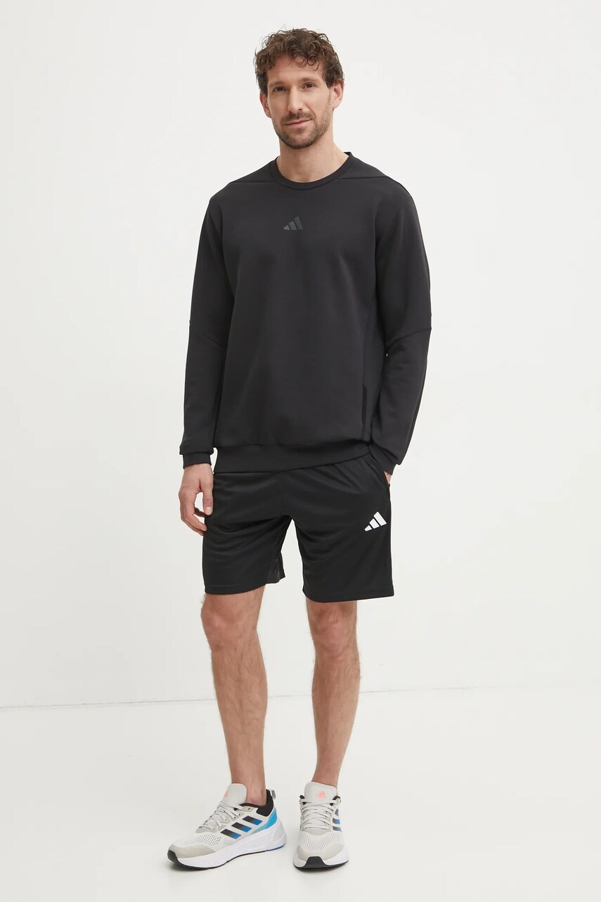 Тренувальна кофта adidas Performance Designed for Training колір чорний однотонна JJ4642