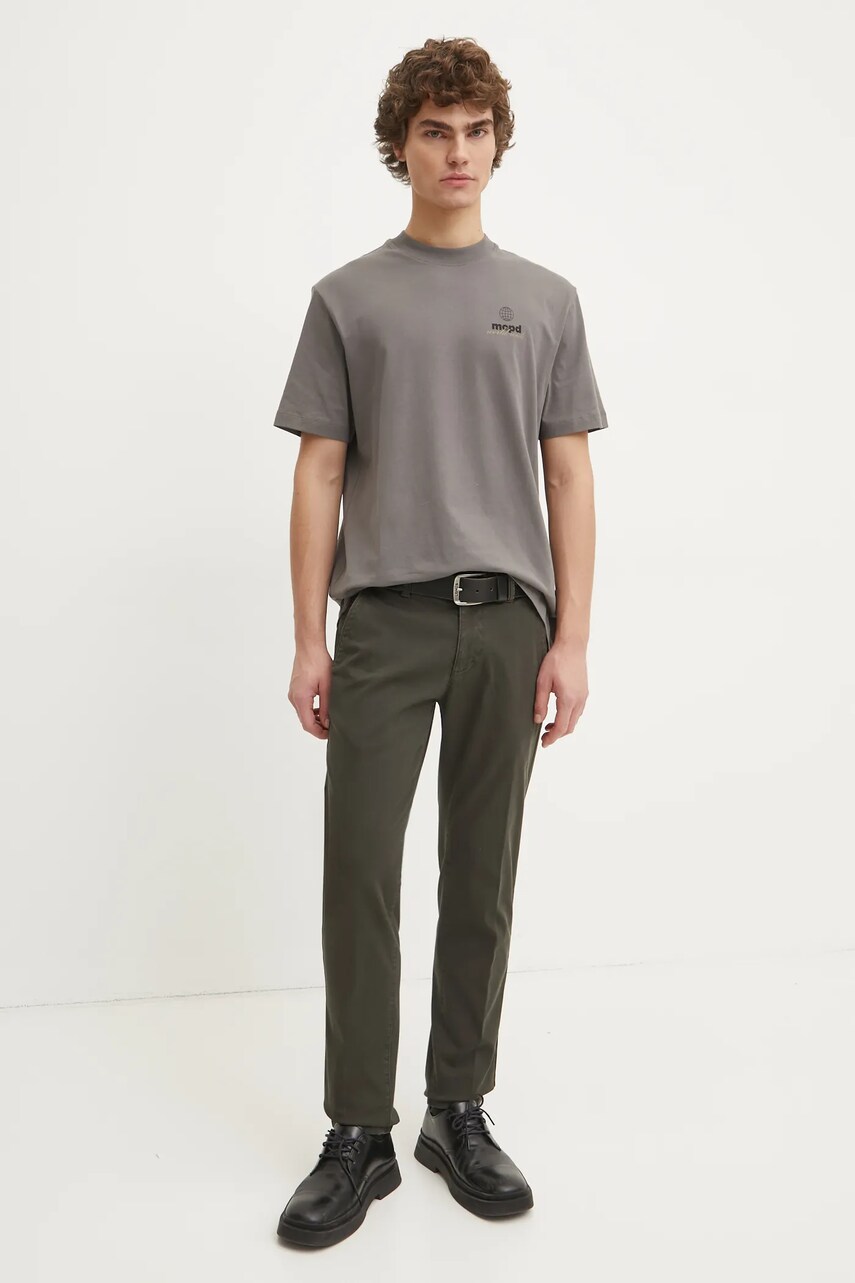 Штани Marc O'Polo чоловічі колір зелений фасон chinos 520010810064