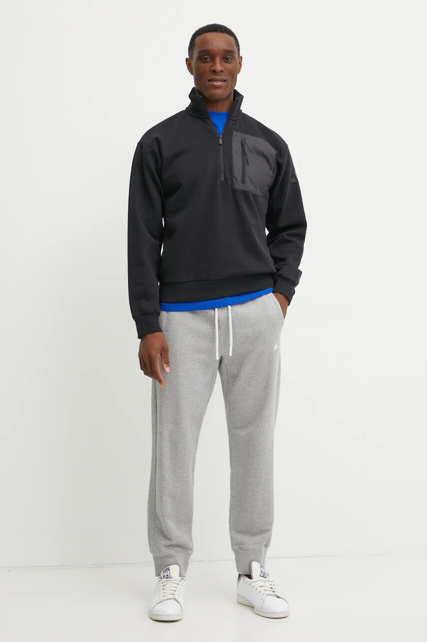 Кофта adidas City Escape чоловіча колір чорний однотонна JF3290