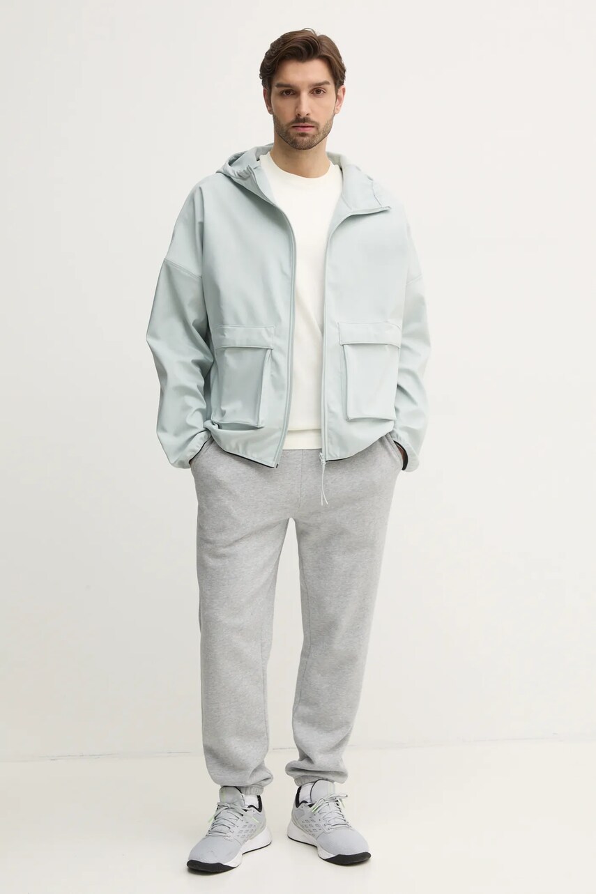 Куртка adidas City Escape чоловіча колір зелений перехідна oversize JF3302