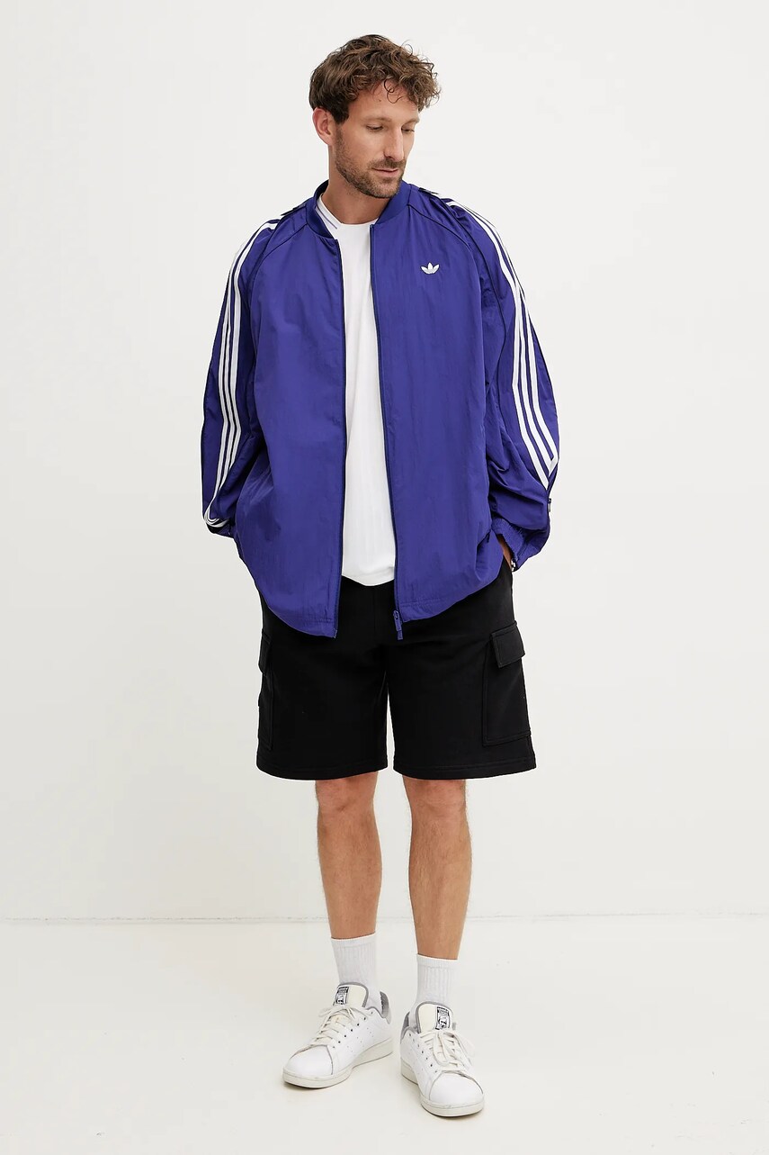 Куртка adidas Originals SST TRACK TOP колір фіолетовий перехідна JX1617