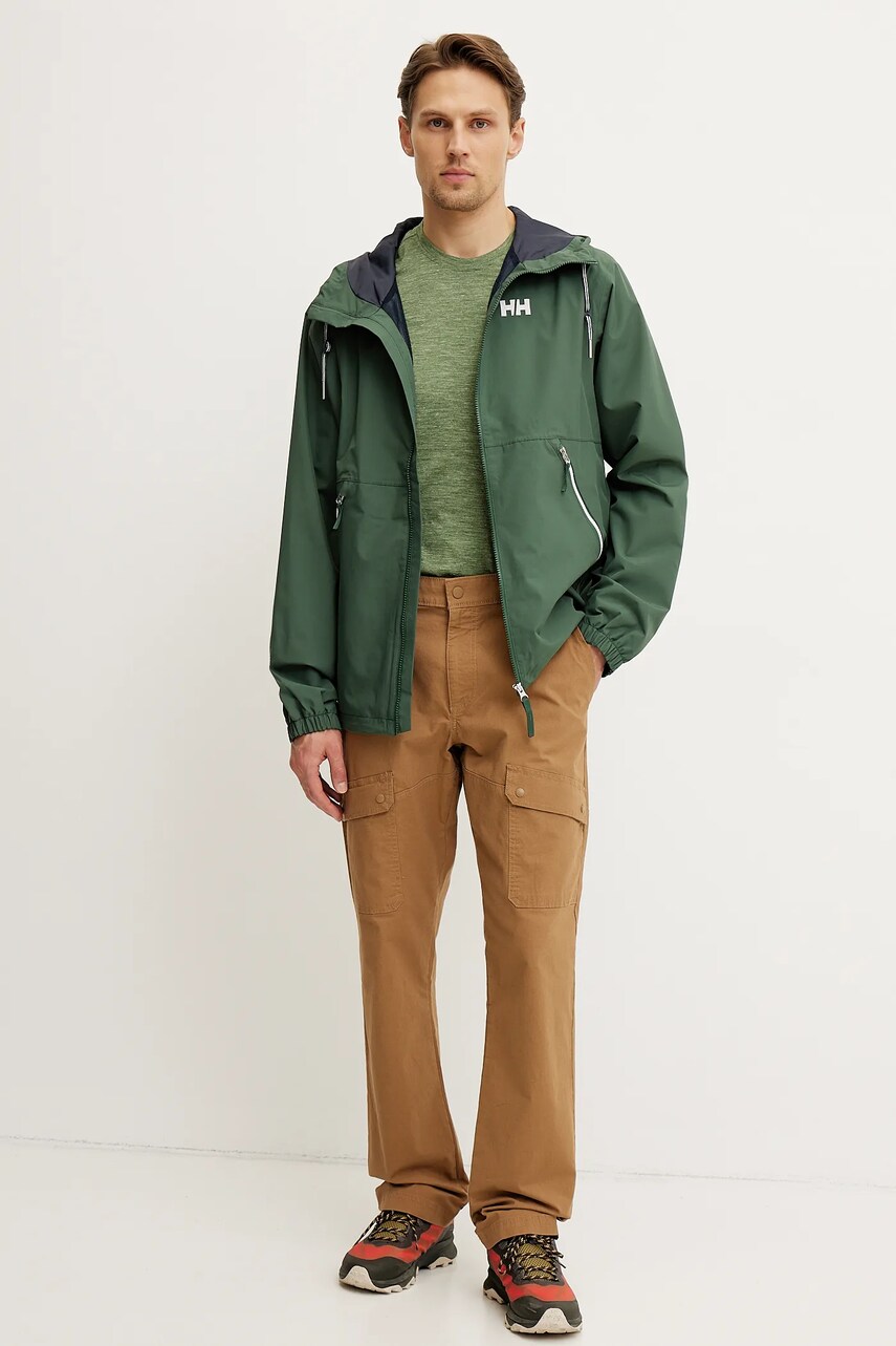 Дощовик Helly Hansen Sandoy чоловіча колір зелений 54320