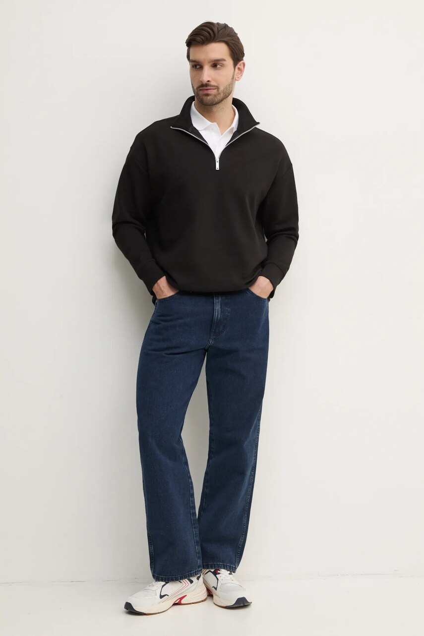 Кофта Calvin Klein чоловіча колір чорний однотонна K10K114255