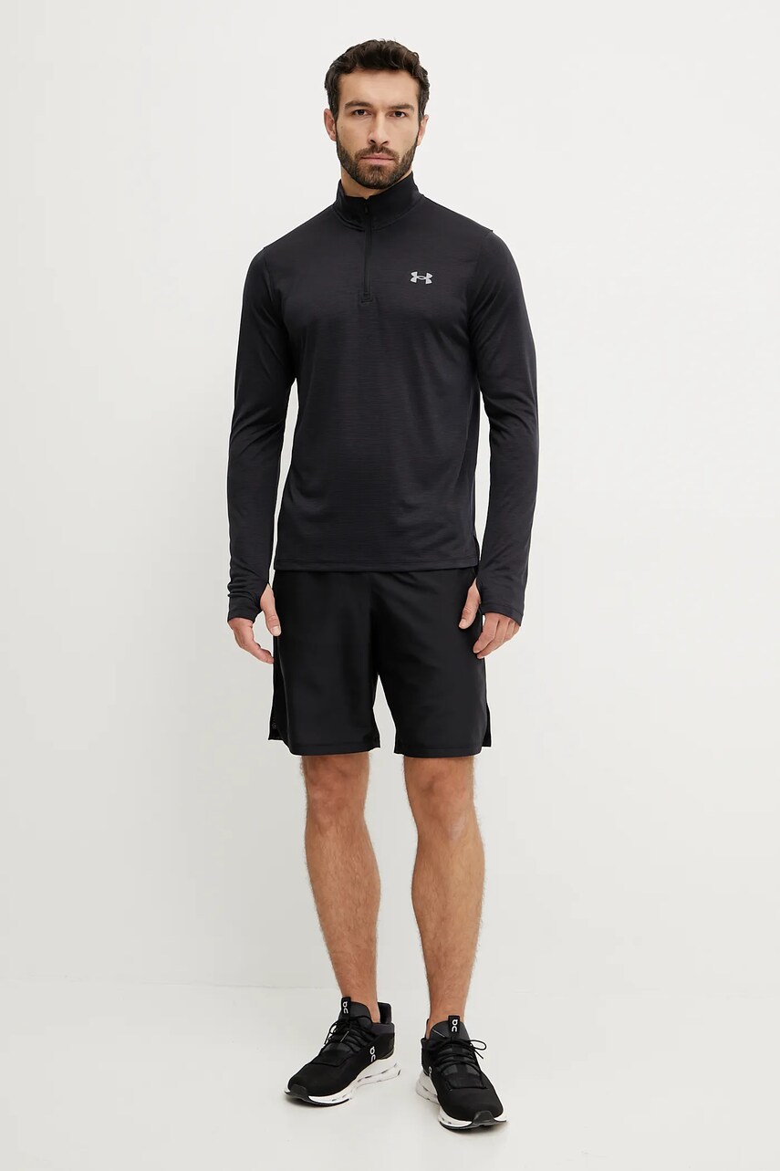 Кофта для бігу Under Armour Launch колір чорний однотонна 6005542