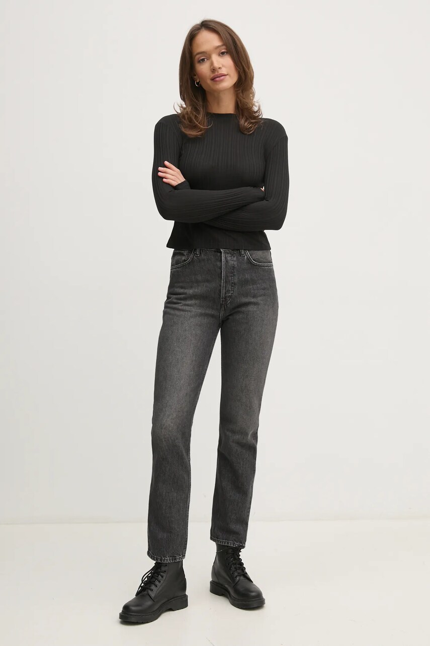 Лонгслів Calvin Klein Jeans жіночий колір чорний J20J224755