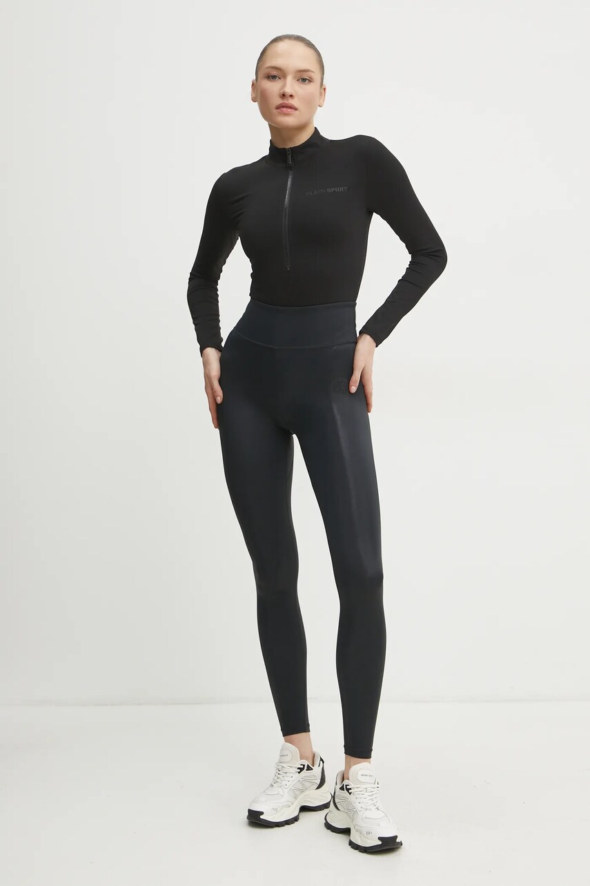 Боді PLEIN SPORT колір чорний SAEC WJU0077 STE003N