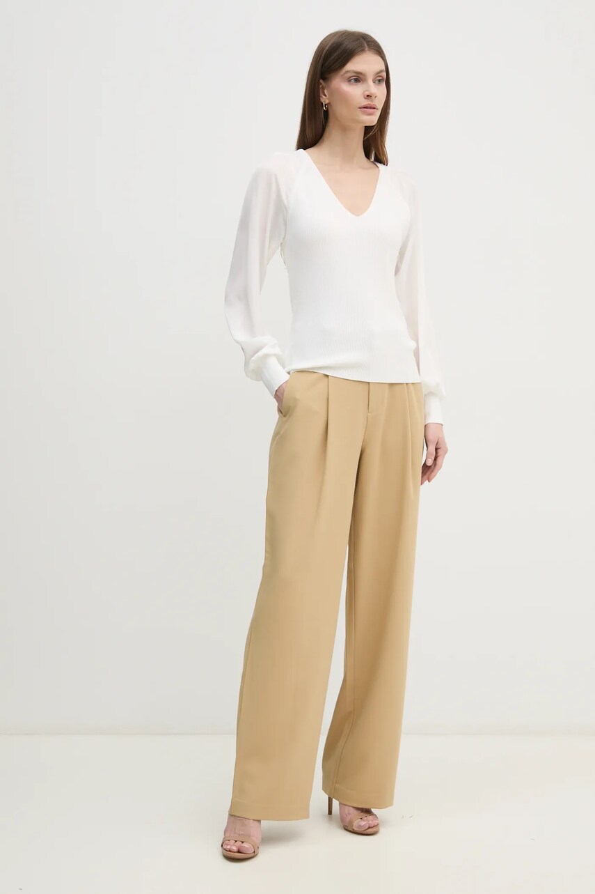 Светр Dkny жіночий колір бежевий легкий P4KSBT85