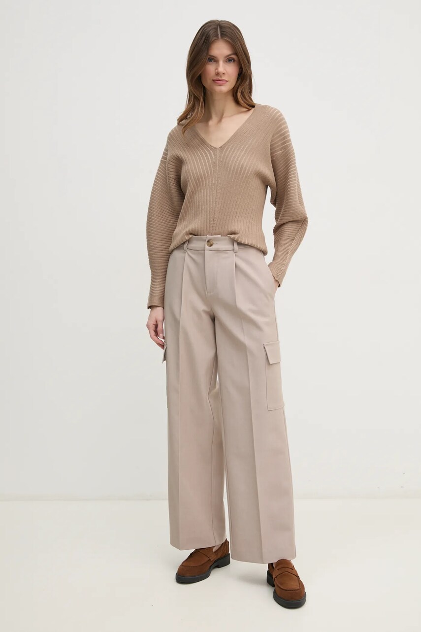 Светр Dkny жіночий колір бежевий  P4KSAL67