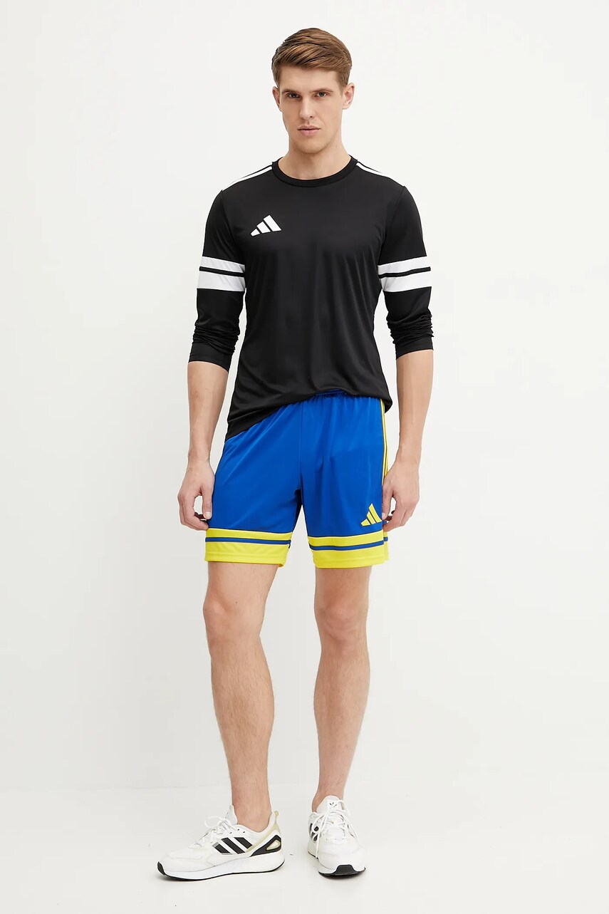Лонгслів для тренувань adidas Performance Squad 25 колір чорний з аплікацією JF6073