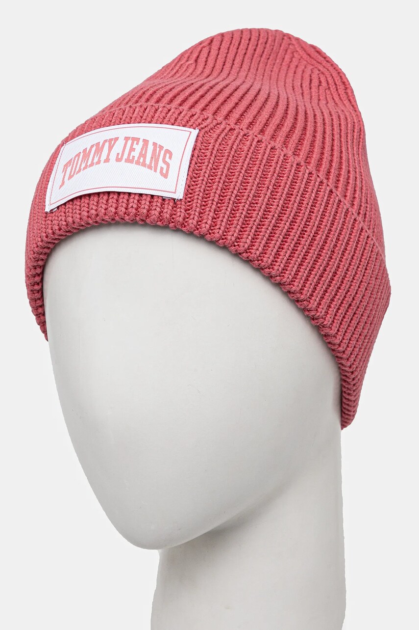 Шапка Tommy Jeans колір рожевий  AW0AW16993